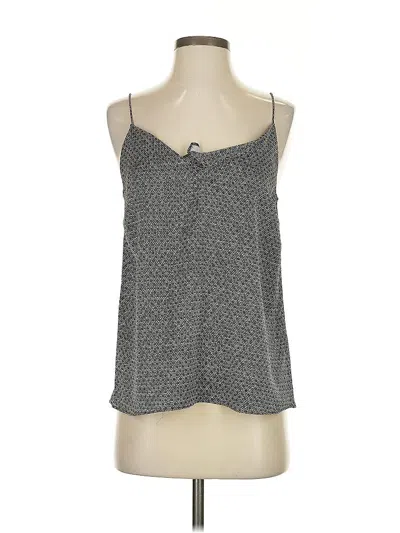 Pre-owned H&m Sleeveless Blouse In Black