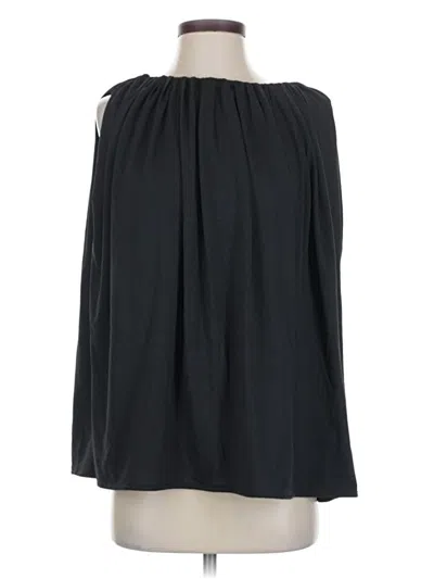 Pre-owned H&m Sleeveless Blouse In Black