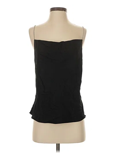 Pre-owned H&m Sleeveless Blouse In Black