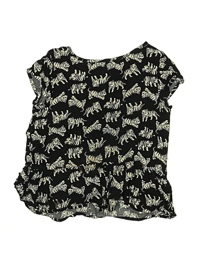 Pre-owned H&m Kids' Sleeveless Blouse In Black