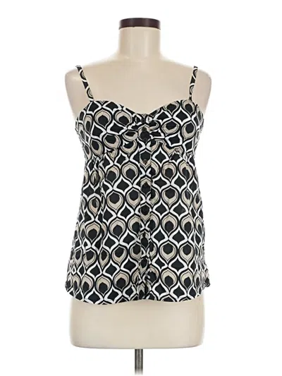 Pre-owned H&m Sleeveless Blouse In Black