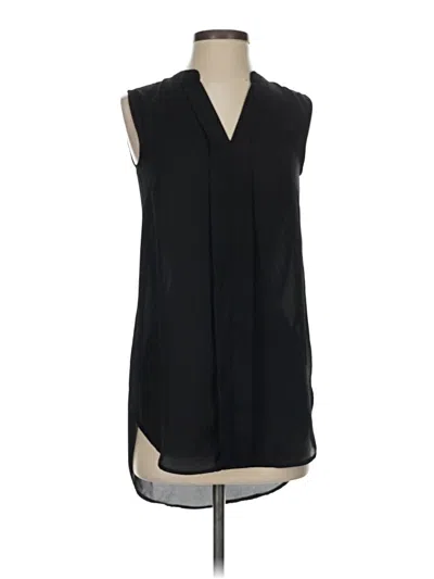 Pre-owned H&m Sleeveless Blouse In Black