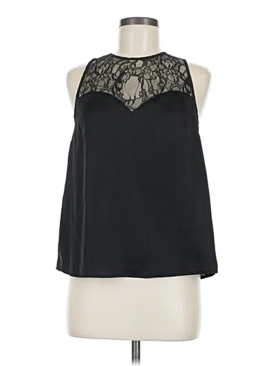 Pre-owned H&m Sleeveless Blouse In Black
