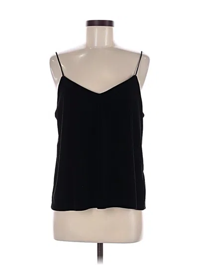 Pre-owned H&m Sleeveless Blouse In Black