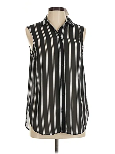 H&m Sleeveless Blouse In Black