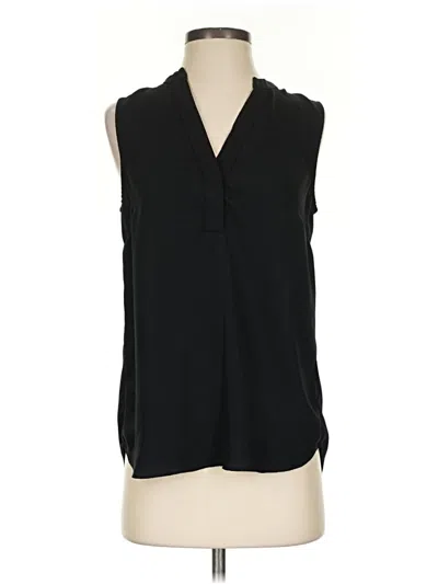 Pre-owned H&m Sleeveless Blouse In Black