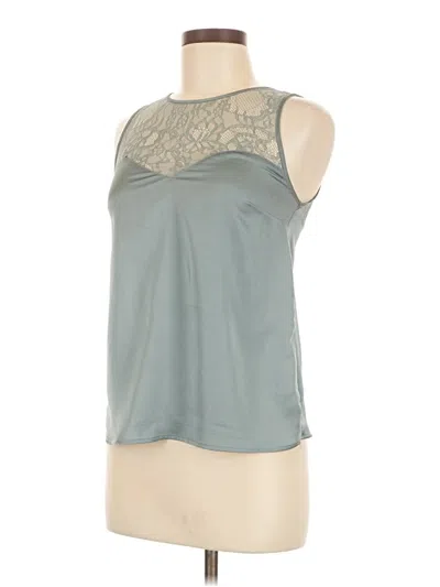 Pre-owned H&m Sleeveless Blouse In Blue
