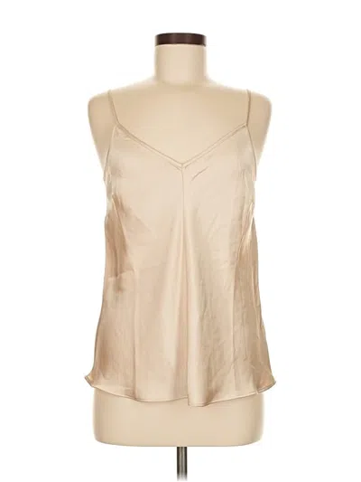Pre-owned H&m Sleeveless Blouse In Brown
