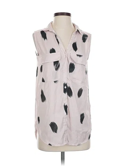 Pre-owned H&m Sleeveless Blouse In Gray