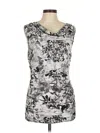 H&m Sleeveless Blouse In Gray