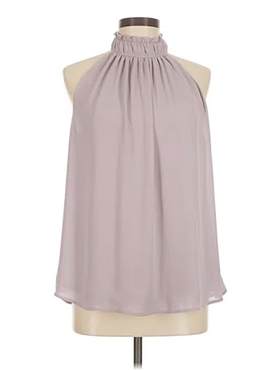 Pre-owned H&m Sleeveless Blouse In Gray
