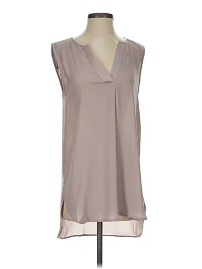 Pre-owned H&m Sleeveless Blouse In Gray