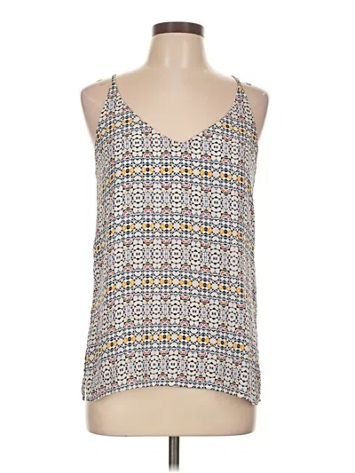 Pre-owned H&m Sleeveless Blouse In Gray