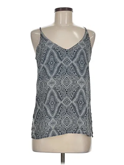 Pre-owned H&m Sleeveless Blouse In Gray