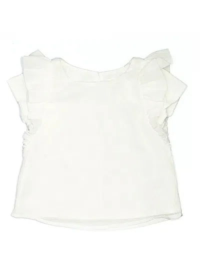 Pre-owned H&m Kids' Sleeveless Blouse In Ivory