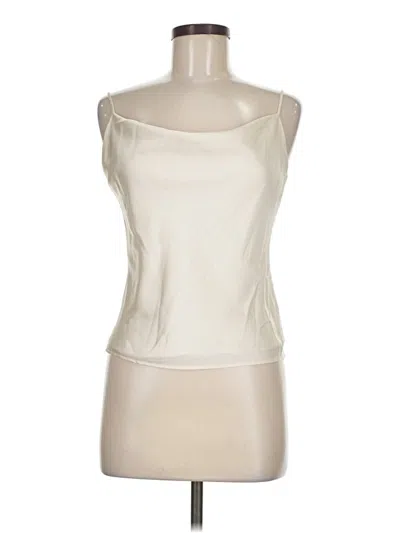 Pre-owned H&m Sleeveless Blouse In Ivory