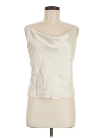 Pre-owned H&m Sleeveless Blouse In Ivory