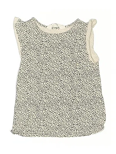 Pre-owned H&m Kids' Sleeveless Blouse In Ivory
