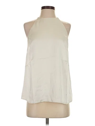 Pre-owned H&m Sleeveless Blouse In Ivory
