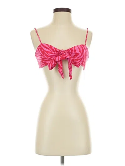 Pre-owned H&m Sleeveless Blouse In Pink