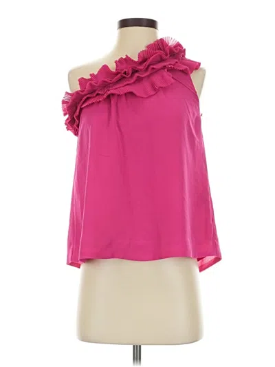 Pre-owned H&m Sleeveless Blouse In Pink