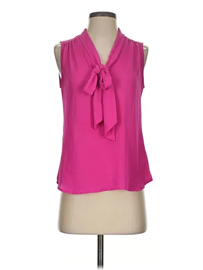 Pre-owned H&m Sleeveless Blouse In Pink