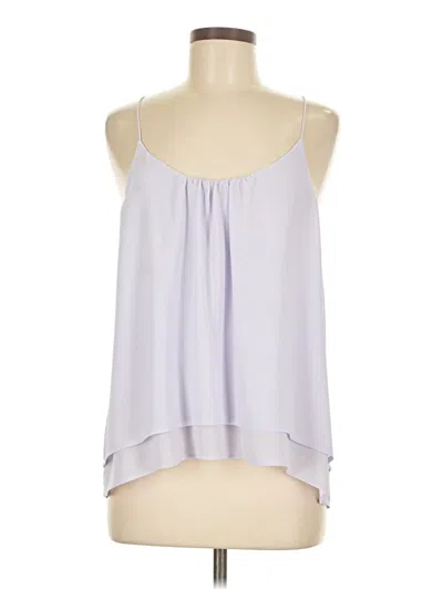 Pre-owned H&m Sleeveless Blouse In Purple