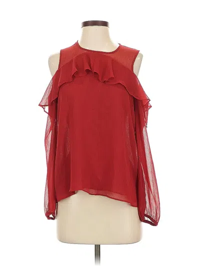 Pre-owned H&m Sleeveless Blouse In Red