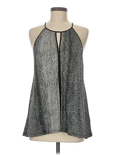 Pre-owned H&m Sleeveless Blouse In Silver