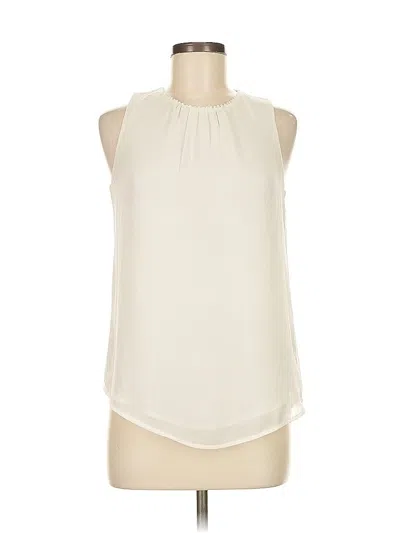 Pre-owned H&m Sleeveless Blouse In White