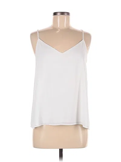 Pre-owned H&m Sleeveless Blouse In White