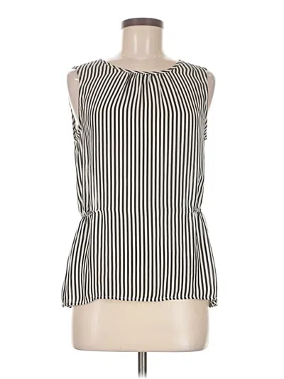 Pre-owned H&m Sleeveless Blouse In White
