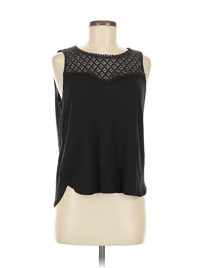Pre-owned H&m Sleeveless T-shirt In Black