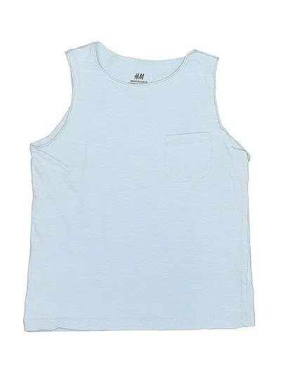 Pre-owned H&m Kids' Sleeveless T-shirt In Blue