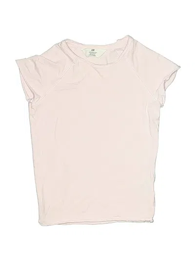 Pre-owned H&m Kids' Sleeveless T-shirt In White