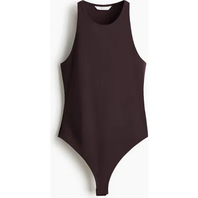 H&m Sleeveless Thong Body In Brown