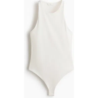 H&m Sleeveless Thong Body In White