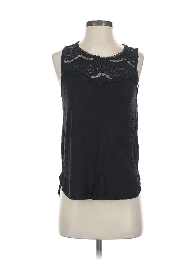 Pre-owned H&m Sleeveless Top Black Halter Neckline Tops