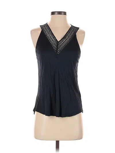 Pre-owned H&m Sleeveless Top Black Halter Neckline Tops