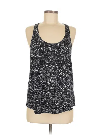 Pre-owned H&m Sleeveless Top Black Halter Neckline Tops