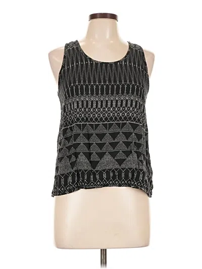 Pre-owned H&m Sleeveless Top Black Halter Neckline Tops