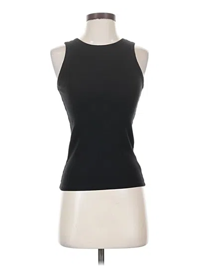 Pre-owned H&m Sleeveless Top Black Halter Neckline Tops
