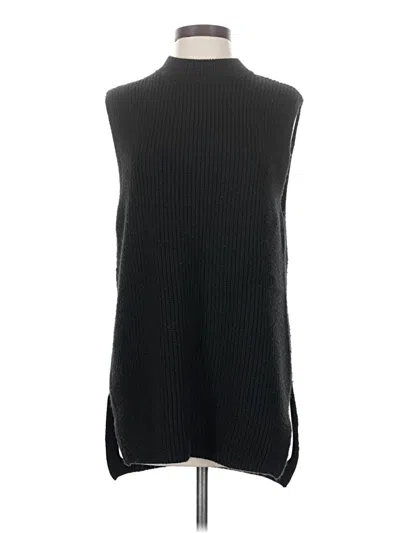 Pre-owned H&m Sleeveless Top Black High Neck Tops