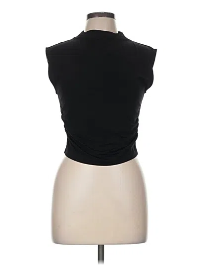 Pre-owned H&m Sleeveless Top Black High Neck Tops