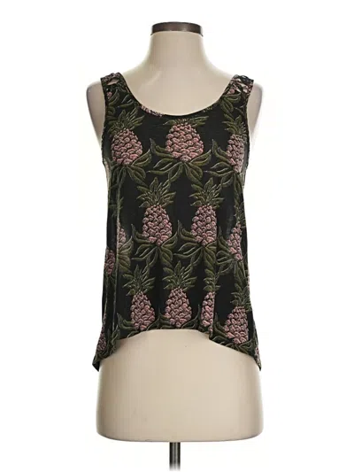 Pre-owned H&m Sleeveless Top Black Scoop Neck Tops