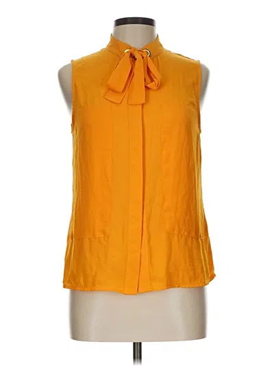 Pre-owned H&m Sleeveless T-shirt In Orange