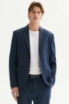 H&m Slim Fit Jacket In Blue