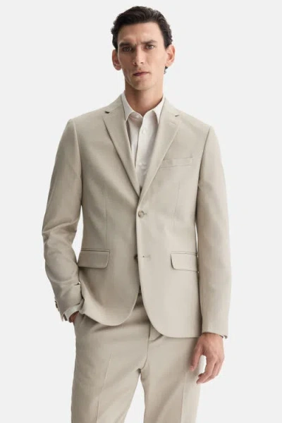 H&m Slim Fit Jacket In Neutral