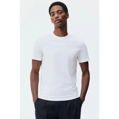 H&m Slim Fit Pima Cotton T-shirt In White