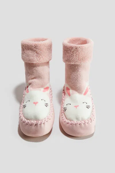 H&m Babies' Slipper Socks In Pink